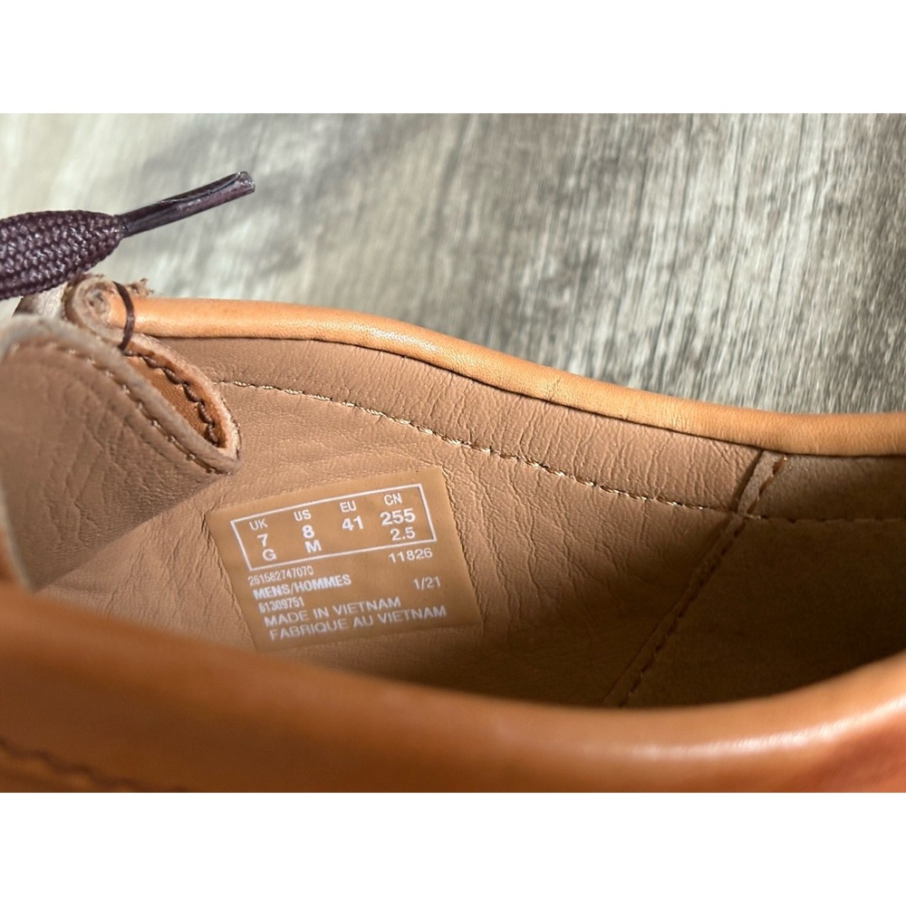 Clarks Wallabee 2 26158274 Mens Brown Leather Lace‎ Up Chukkas Boots Size 8 - Picture 13 of 16